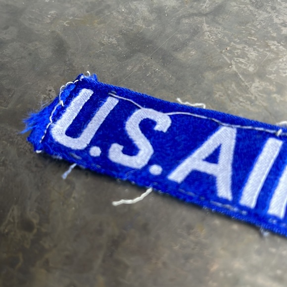 U.S. AIR FORCE blue tape patch, vintage - Picture 7 of 11